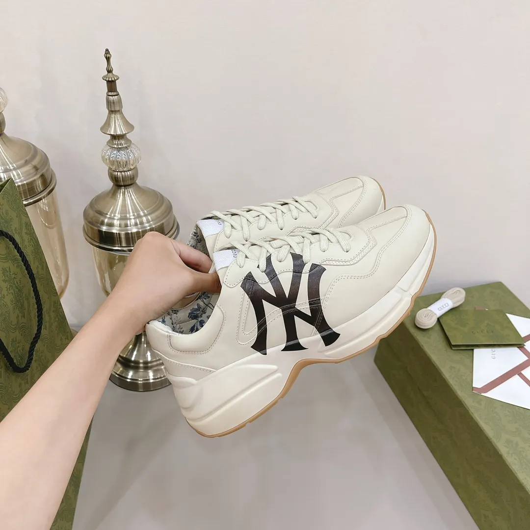 P700👟👟 The top version of GUCCI dad shoes, the latest upgraded version❗❗ The fabric is 100% consistent with the store. The whole series uses four leather styles. Each pattern, color and fabric are one-to-one consistent with the store. Women's size 35 36 37 38 39 40 Men's size 39 40 41 42 43 44 (women's size 34, men's size 45 can be customized)
